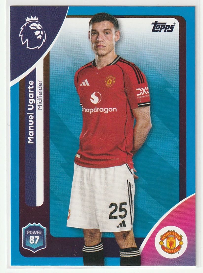 Topps Carte collezionabili: 2026 Topps Premier League Manuel Ugarte Blue Parallel – Nuovo (secondo la descrizione) da Biel/Bienne venduto da historian-198