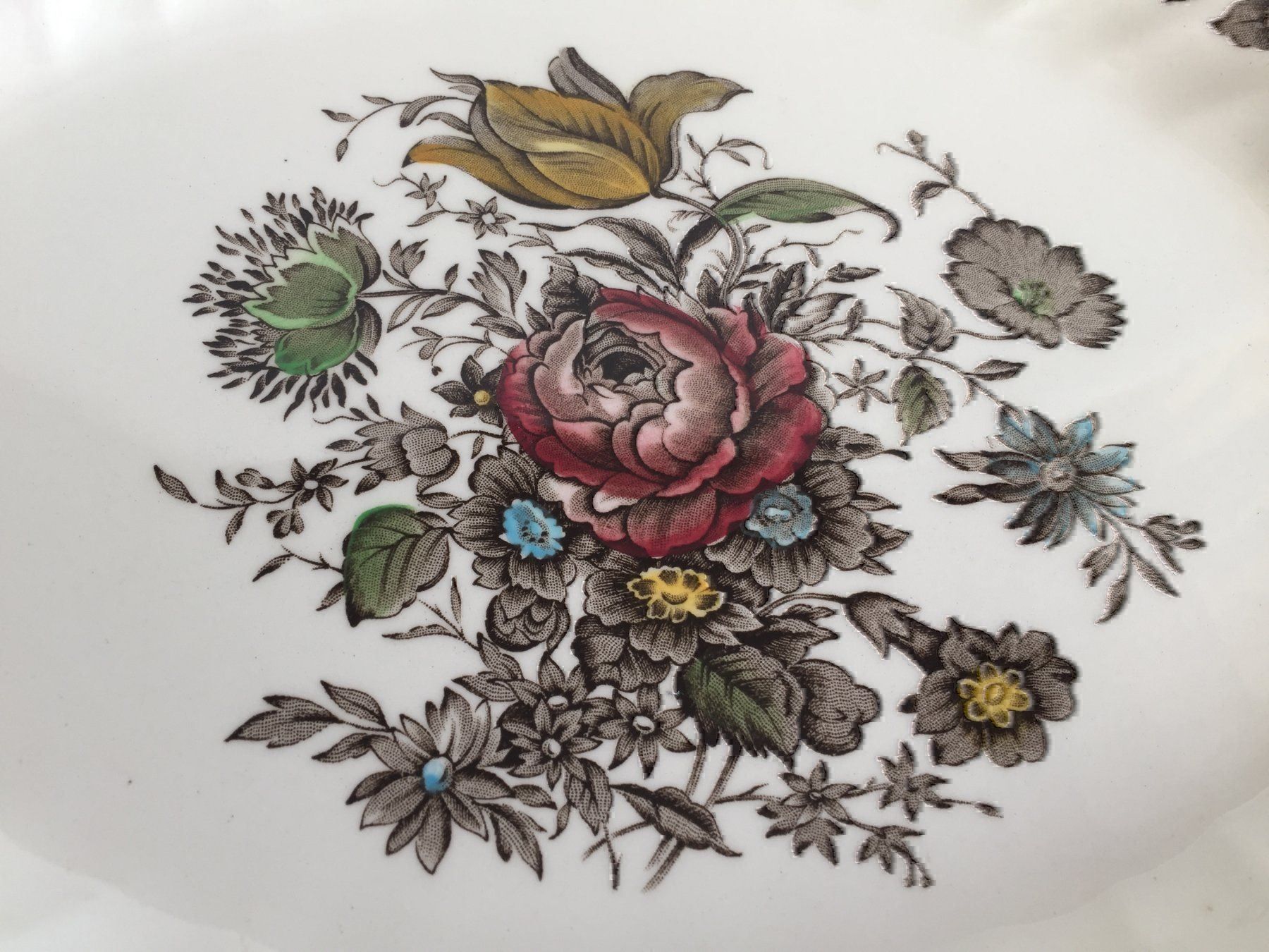 Piatti: Assiette faïence MYOTTS BOUQUET – Usato da Cossonay-ville venduto da Super-Price-Quality 2