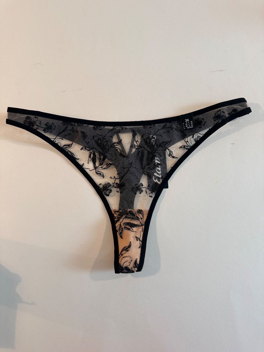 Etam Altra biancheria intima: ETAM, String FOUGE, Grösse 34, Farbe Schwarz – Nuovo e nell'imballaggio originale da Rudolfstetten venduto da gst_g7xl