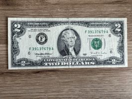 2 Dollar 1995 Serie F