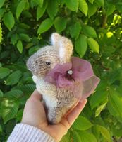 Hase Bunny   gestrickt retro vintage Stil handmade