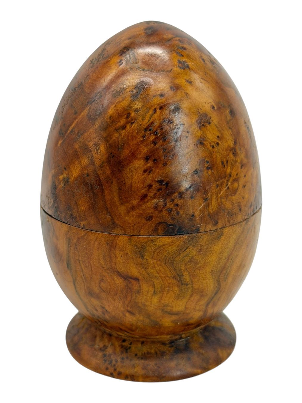 Barattoli: Boîte ancienne en loupe de thuya – Usato da Morges venduto da vintiques 1