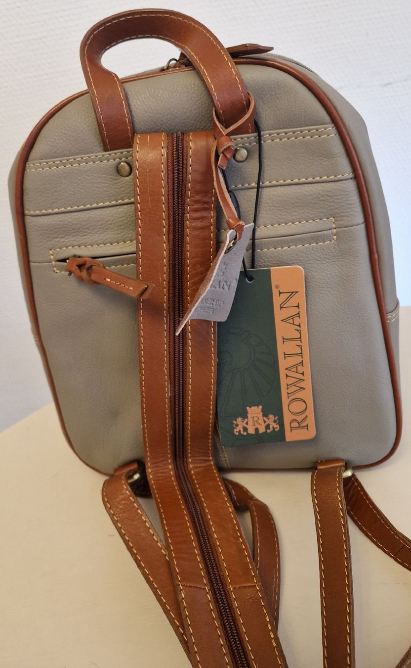 Zaini: Echt Leder Rucksack von ROWALLAN – Nuovo e nell'imballaggio originale da Horn venduto da Minerva67 1