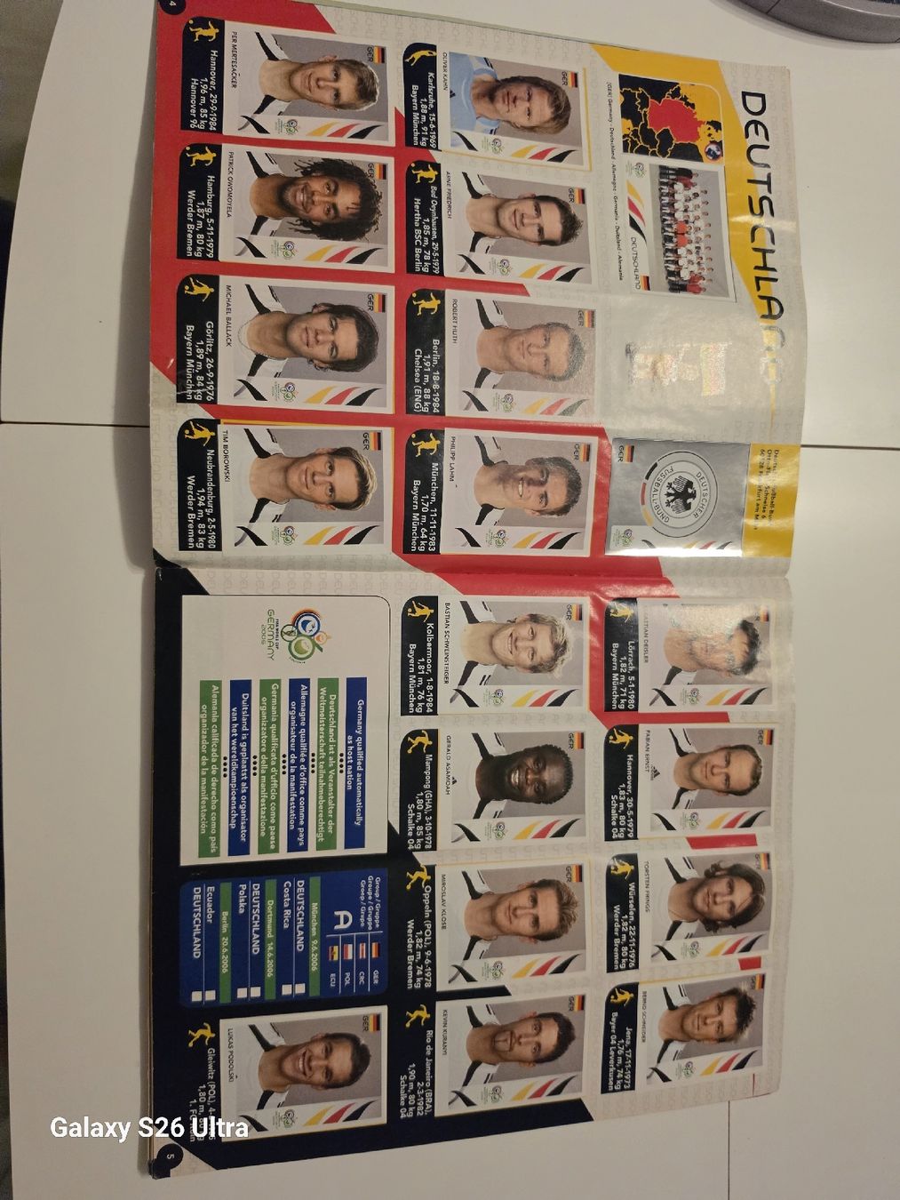 Panini Album: Album Panini Germany 2006 100% Complet  – Usato da Fleurier venduto da Doun 3