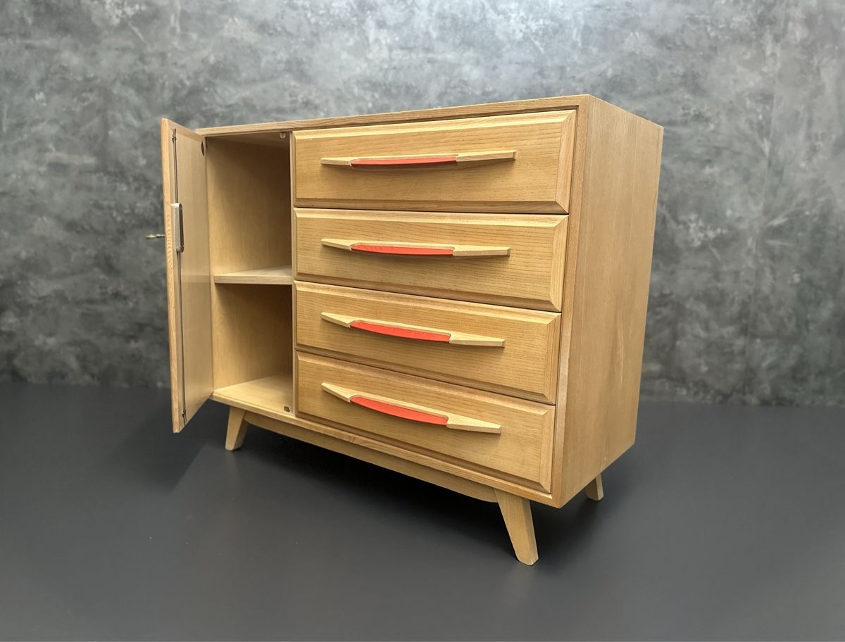 Cassettiere: Corta Multiform Kommode Schweizer Mid-Century Sideboard 60er – Usato da Elsau venduto da Teak_Vintage 5