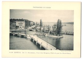 Fotografie Geneve - Genf, Ile J. J. Rous
