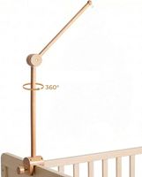 Mobile Halterung Holz für Babybett