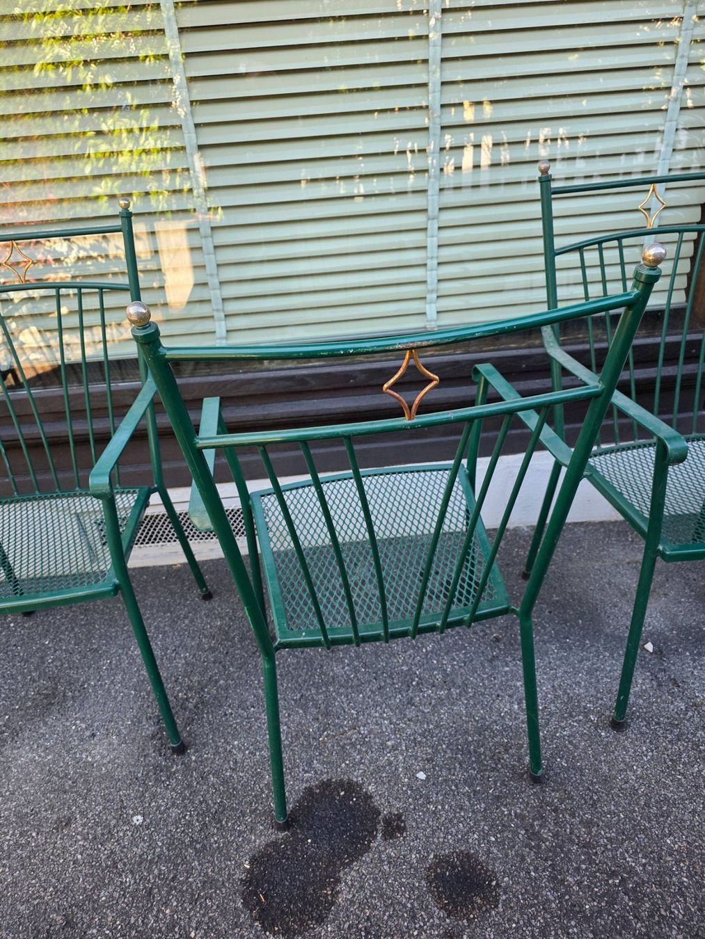 Sedie: 4 edle Metall Garten Stühle Stuhl Sessel – Usato da Walterswil BE venduto da Lonitti 5