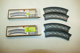Märklin Z: 4xRampenstück gebogen Einheit 2