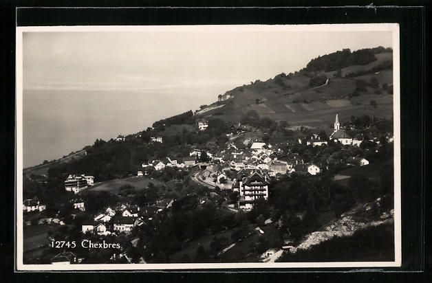 Cartoline postali: AK Chexbres, Panorama, 1937 – Usato da Berlin venduto da bartko-reher