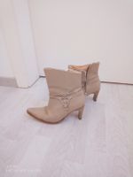 Lederstiefel Gr. 36 in Beige