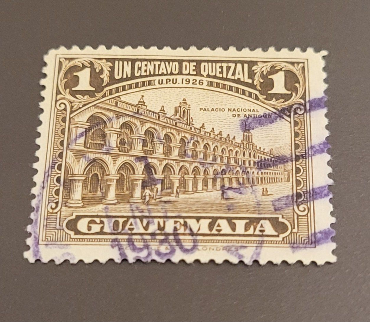 Tutti i francobolli: Guatemala 1929 alte briefmarke – Usato da St Gallen venduto da Stampsalshobby