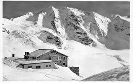 Pontresina, Diavolezzahütte mit Piz Palü