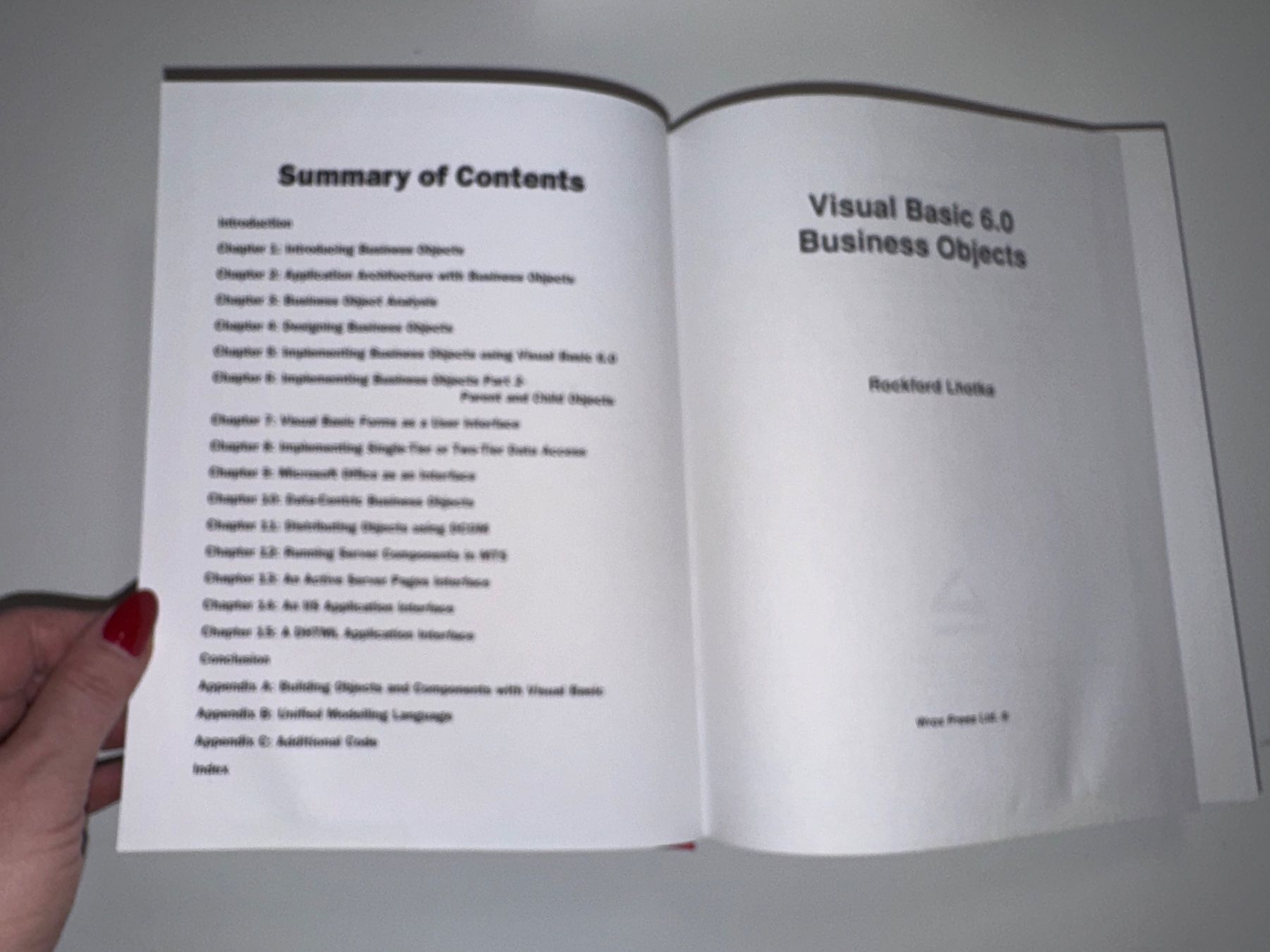 Libri: BUCH: Visual Basic 6 Business Objects – Usato da Grosswangen venduto da Second_hand_paradise 3