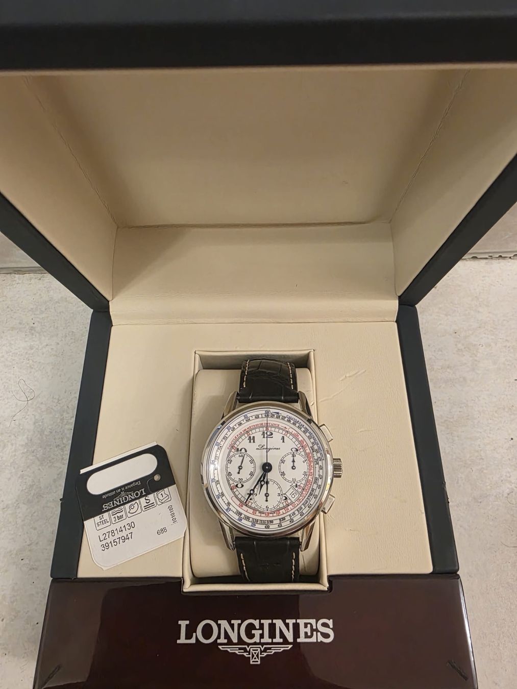 Longines Orologi: Longines Heritage Telemeter Chronograph Full Set – Usato da Grenchen venduto da Achim0 1