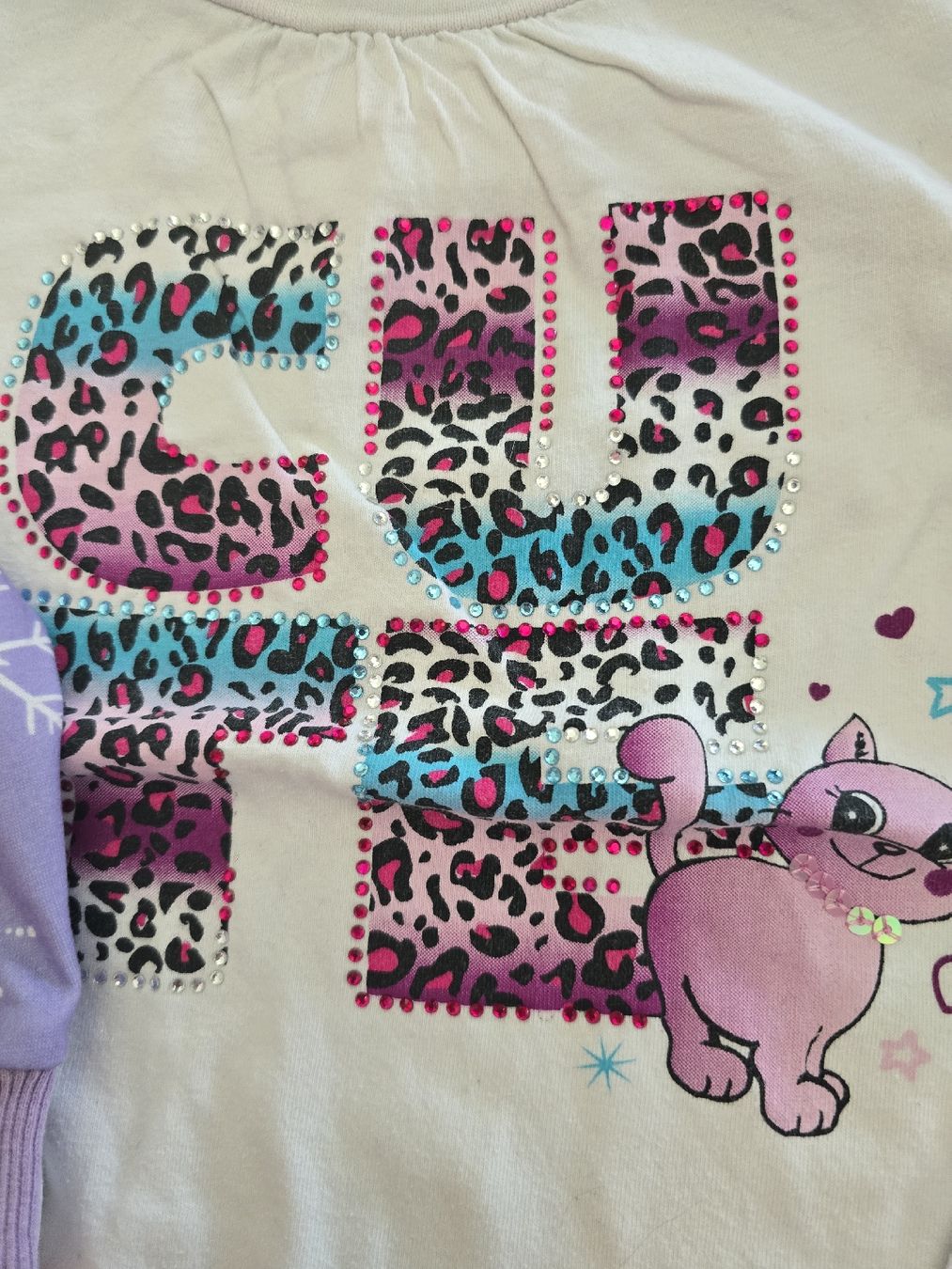 Maglioni & Felpe: 2 Pullis Mädchen Gr. 98/3J. Barbie und "Cute" Motiv – Usato da Unterentfelden venduto da Panda-87 3