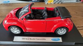 VW New Beetle Convertible 1:18 Welly