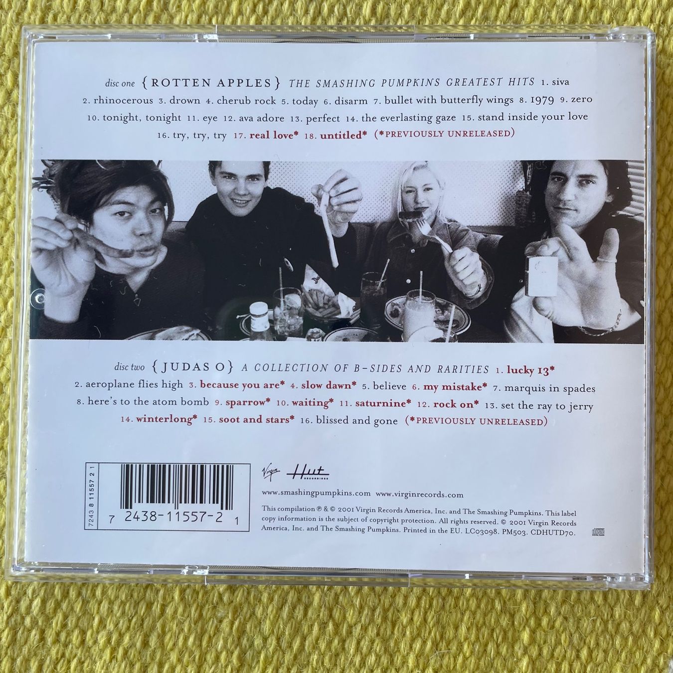 CDs: THE SMASHING PUMPKINS-2CD GREATEST HITS – Gebraucht aus Rorschacherberg von CD-Roli 1