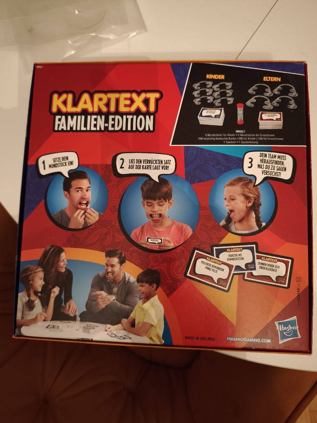 Hasbro Giochi: Klar Text Familien Edition Original Hasbro – Nuovo (secondo la descrizione) da Effretikon venduto da donjuan105 1