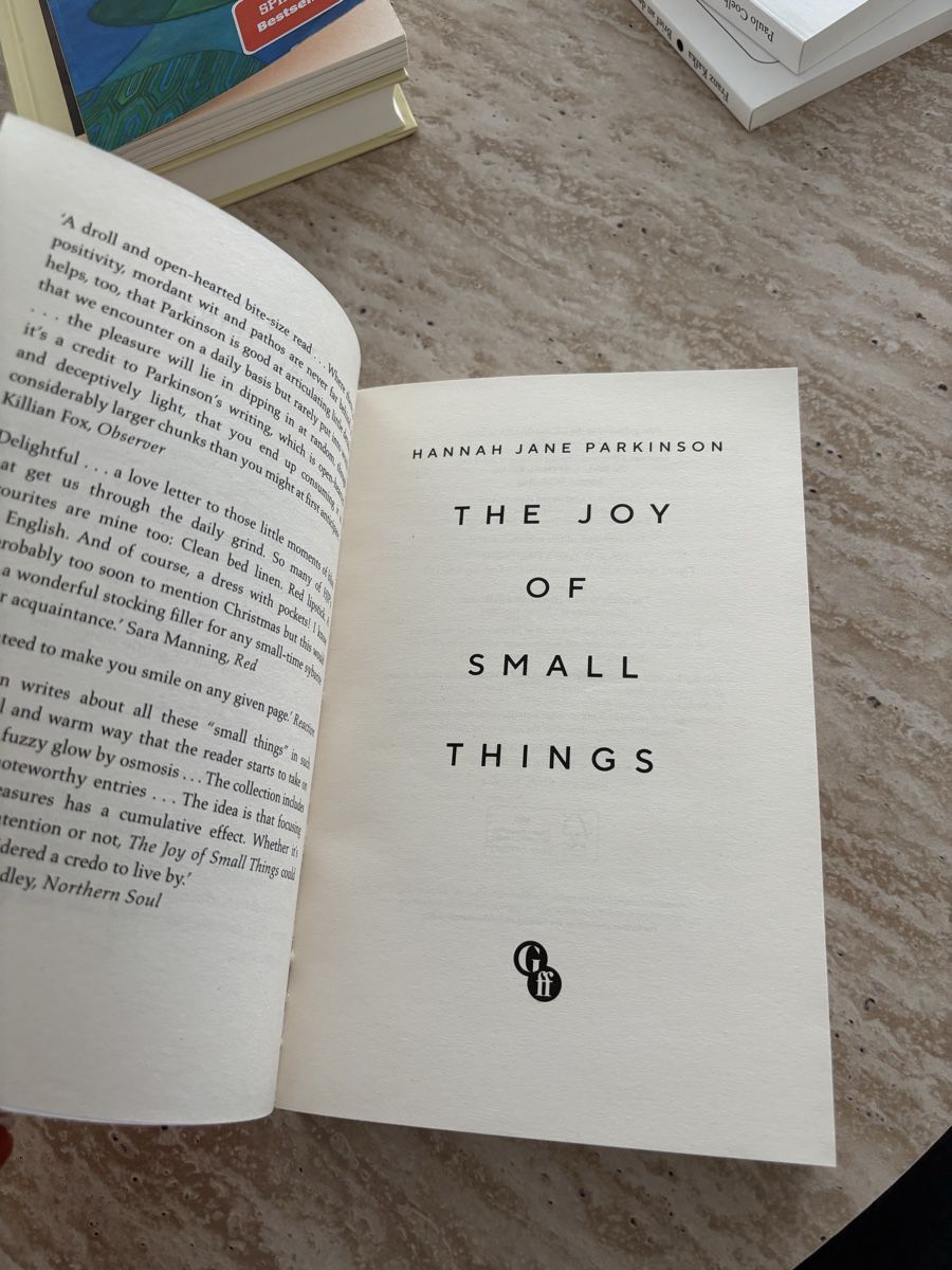 Libri: The Joy of small things – Nuovo (secondo la descrizione) da Kreuzlingen venduto da MFabiana 1