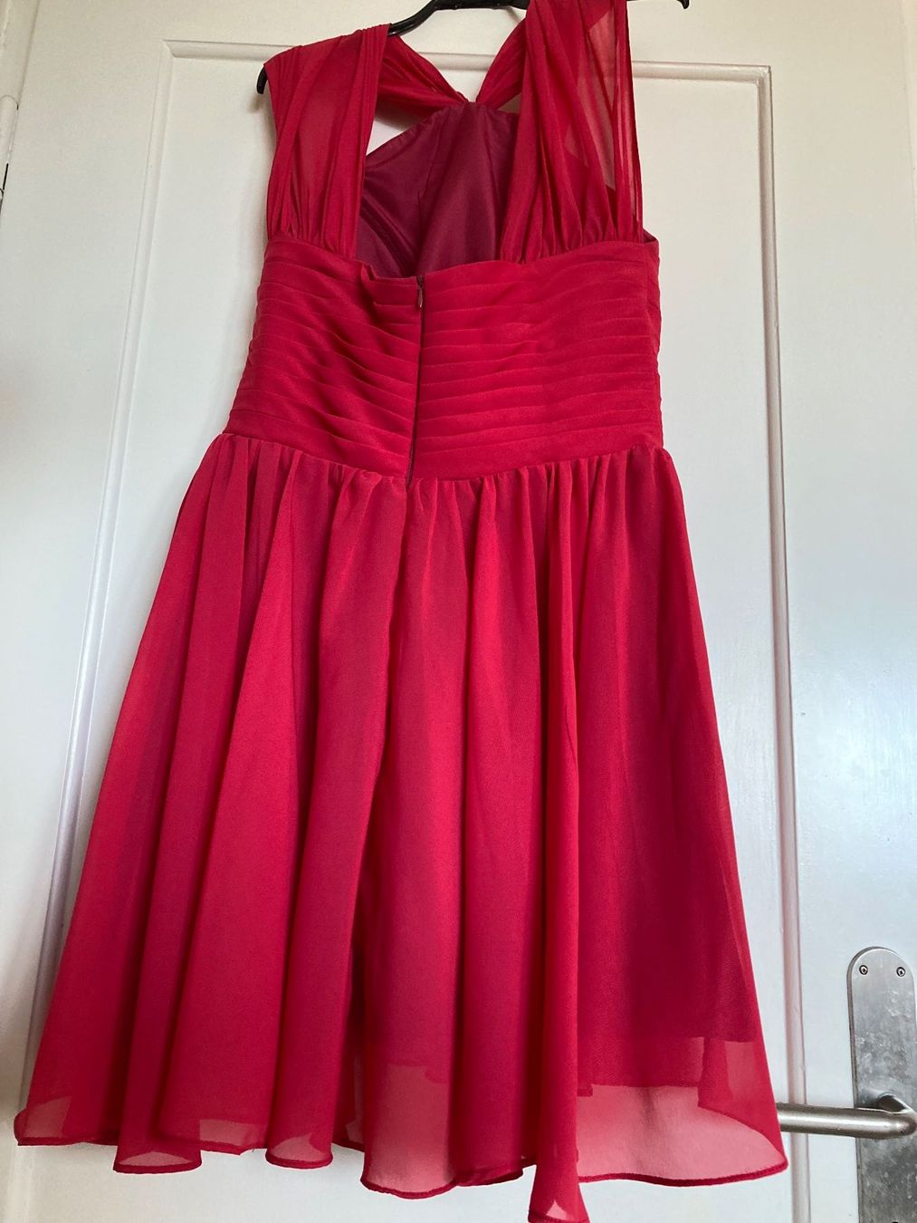 Vestiti: Vintage Rotes Cocktailkleid/Abendkled – Usato da Zürich venduto da onuba 1