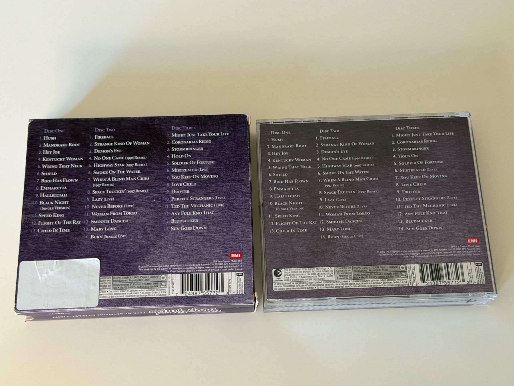 CDs: Deep Purple The Platinum Collection 3 CDs im Schuber – Gebraucht aus Altstätten SG von sheamus 1