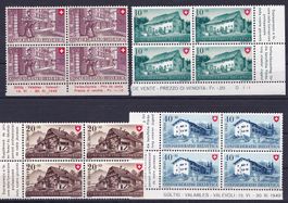PP 1949 im 4er-Block, postfrisch**