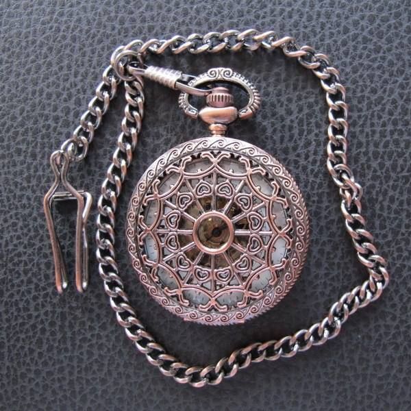 Orologi: Taschenuhr Spinnennetz Steampunk – Nuovo (secondo la descrizione) da Schwanden GL venduto da UHRKNALL
