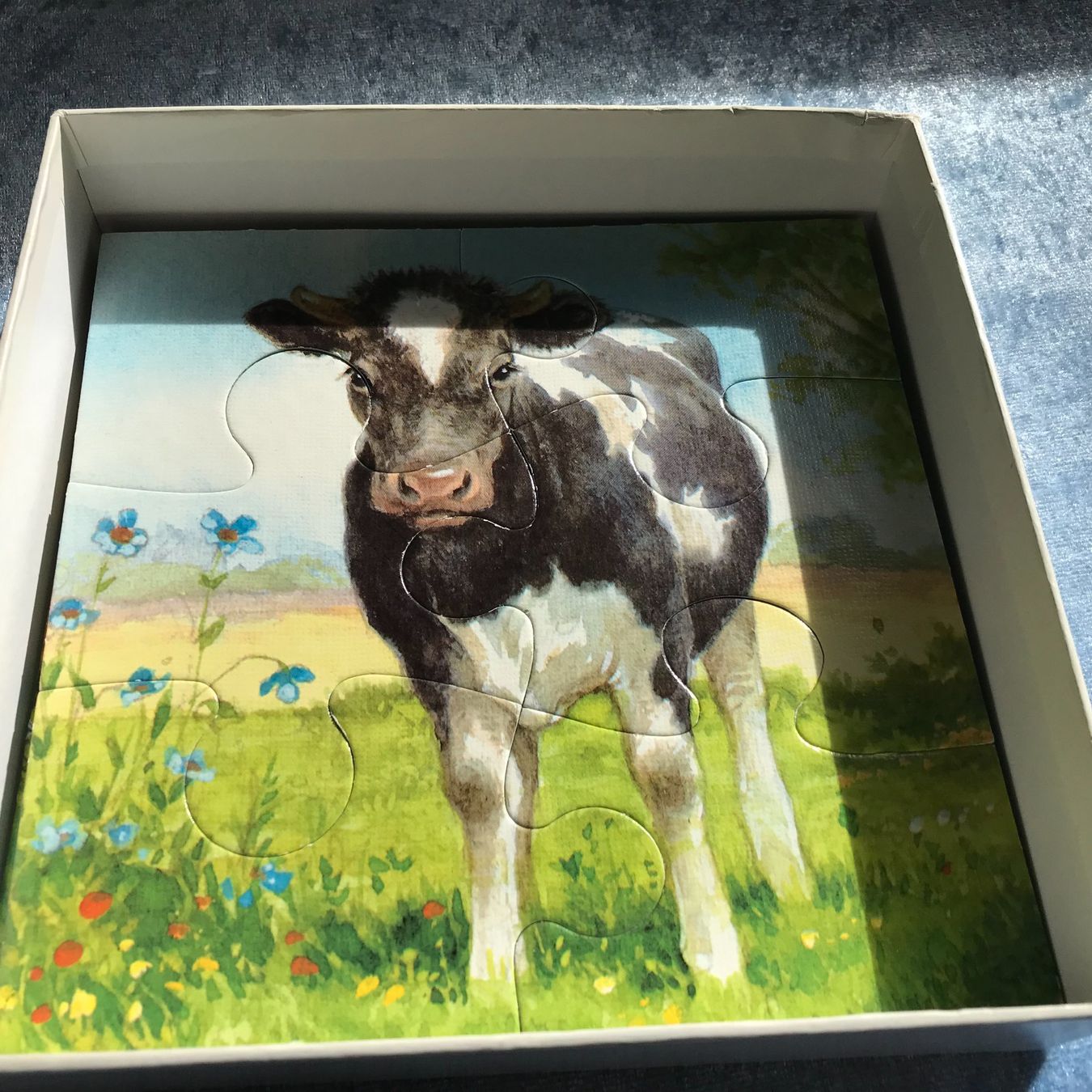 Puzzles: Jumbo 4er-Set Kinderpuzzle Bauernhoftiere – Gebraucht aus Brunnenthal von Eco07 1