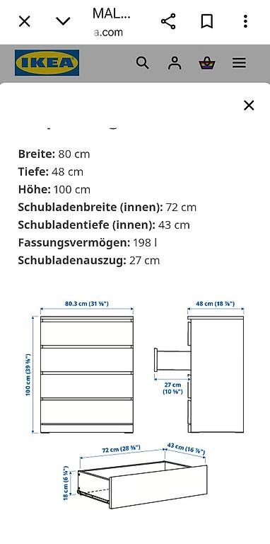 Ikea Kommoden: Kommode schwarz ikea – Gebraucht aus Gümligen von anettdc 1
