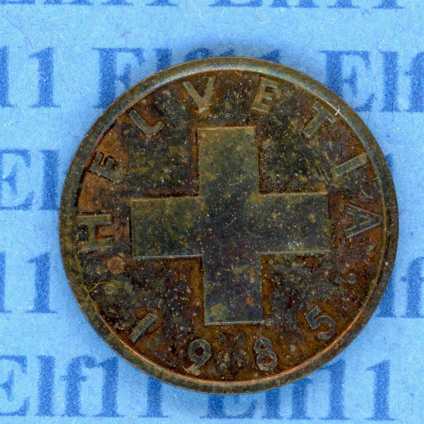 Tutti le monete: CHF___0.01 1985 -vz 1 Rappen – Usato da Widnau venduto da Elf11