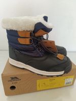 Trespass Ratho Winterstiefel Gr 34 Kinder Dunkelblau Neu OVP