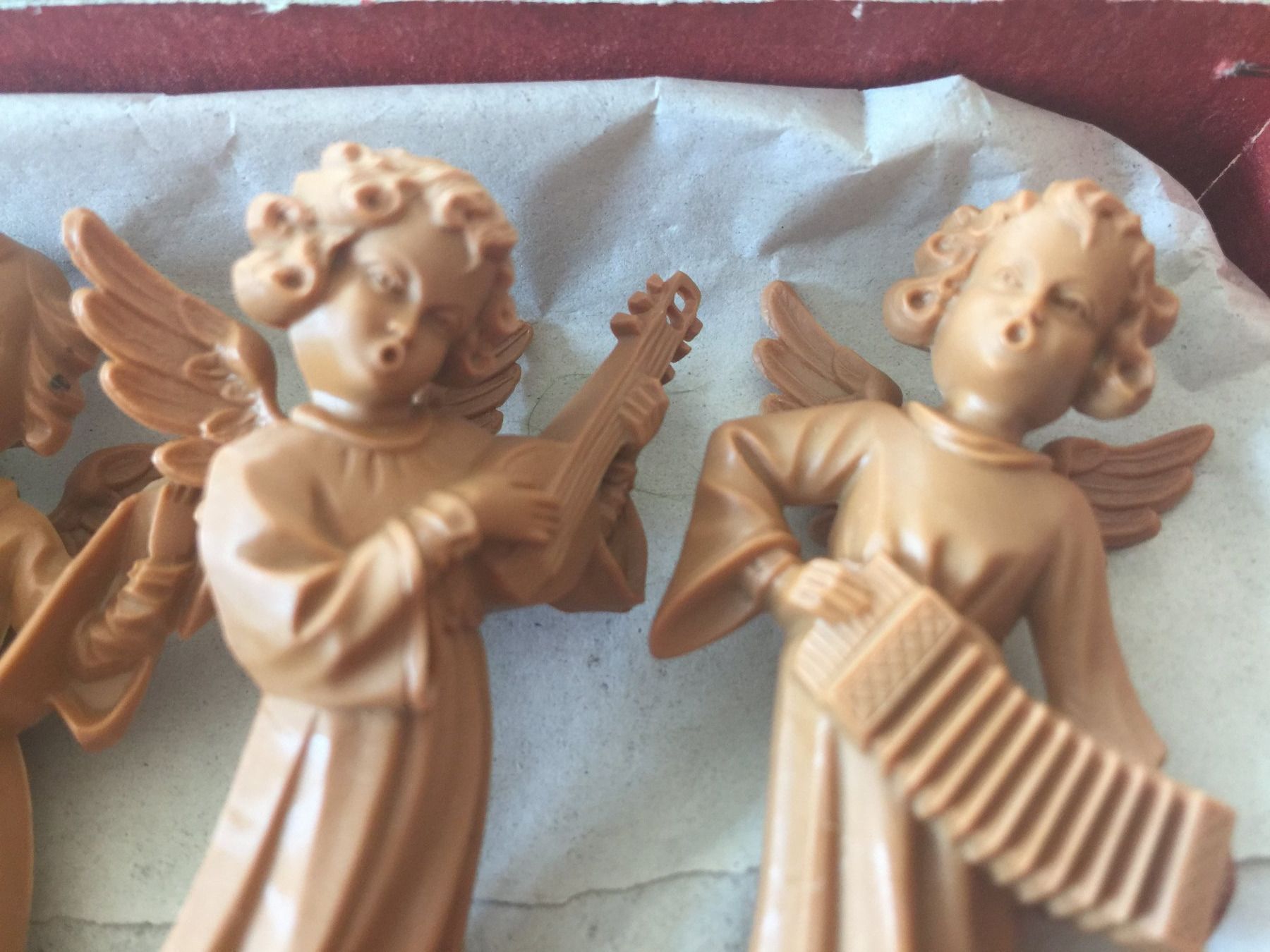 Statuette: 6 Vintage Engel – Usato da Kirchdorf venduto da Vintagewunder 6