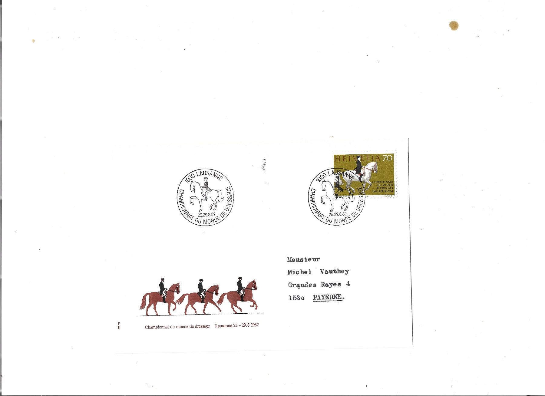 Alle Briefmarken: lettre philatélique, Briefmarkenbrief – Gebraucht aus Delemont von toutdubon11 4