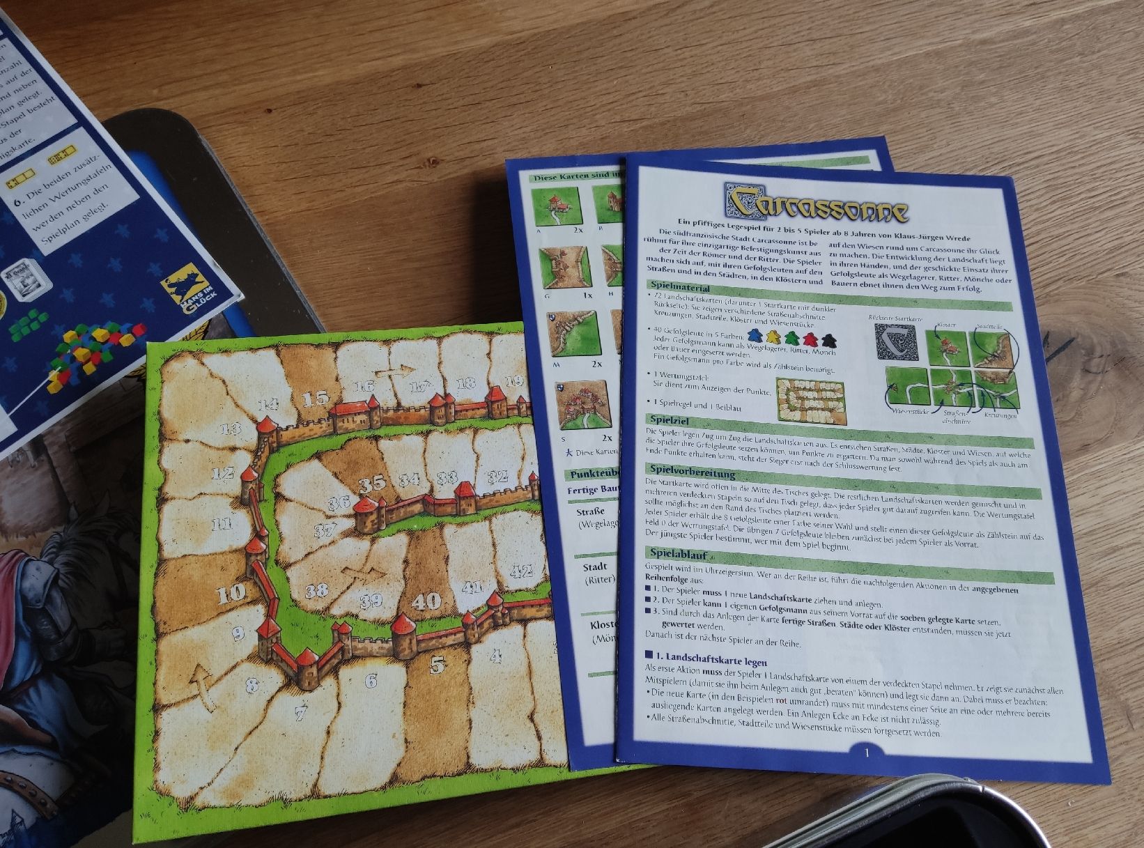 Spiele: Bundle mit El Grande & Carcassonne in stabiler Metall-Box – Gebraucht aus Zofingen von Justice79 5