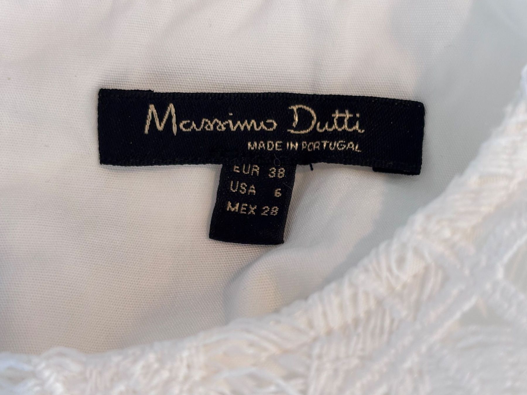 Massimo Dutti Kleider: MASSIMO DUTTI weisses Kleid Gr. 38 – Gebraucht aus Zürich von missmodernage 5