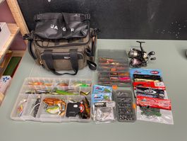 Fischerset, Angelset, Köder für Hecht und Egli