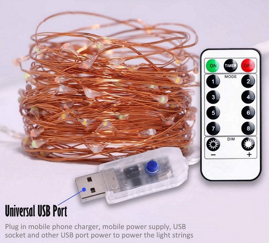 Ghirlande e barre luminose: LED Beleuchtung USB mit Fernbedienung – Nuovo e nell'imballaggio originale da Diepoldsau venduto da preisparadies-ch 3