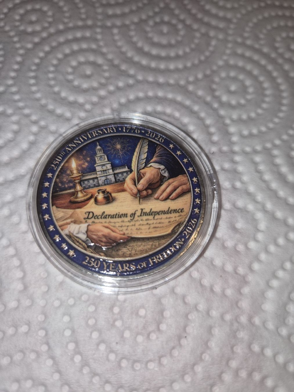 Toutes les monnaies: Pièce commémorative 250 ans USA – Neuf (Voir description) à Senèdes par hen_fw8b