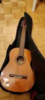 Klassische Gitarre mit zusätzlichem Saitensatz