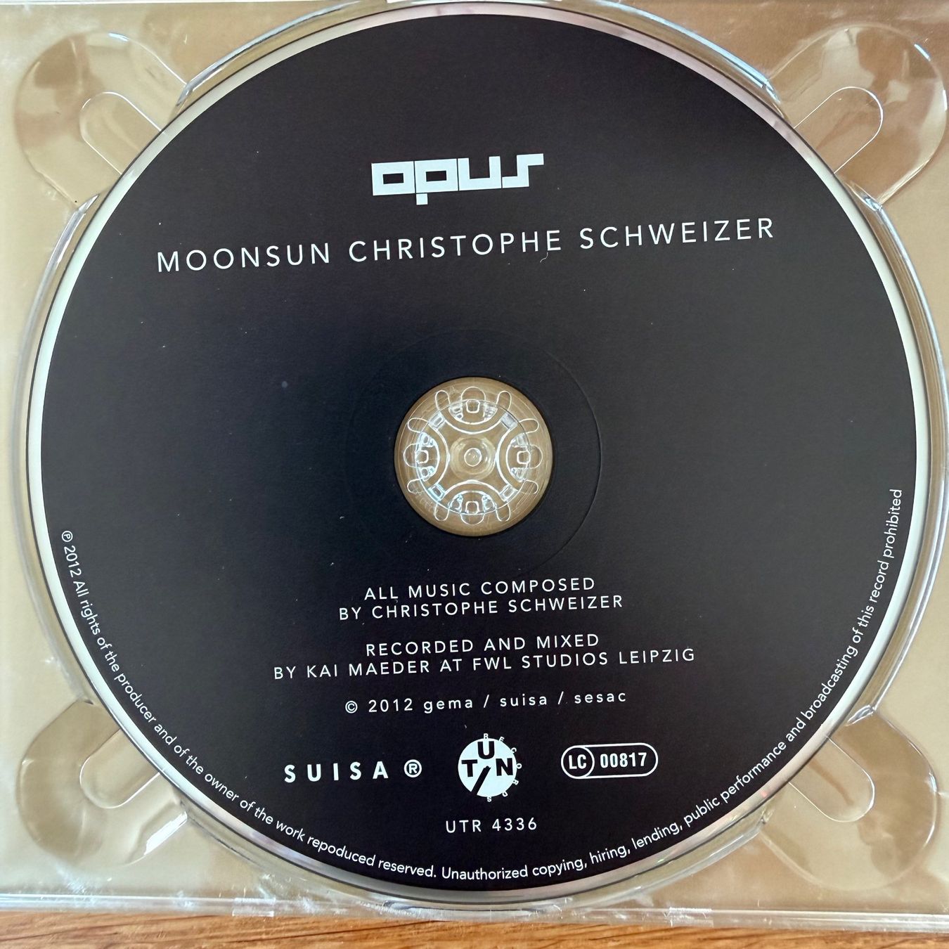 CD: Moonsun Christophe Schweizer (Unit) David Binney / Dan Weiss – Usato da Zug venduto da Mirare9 2