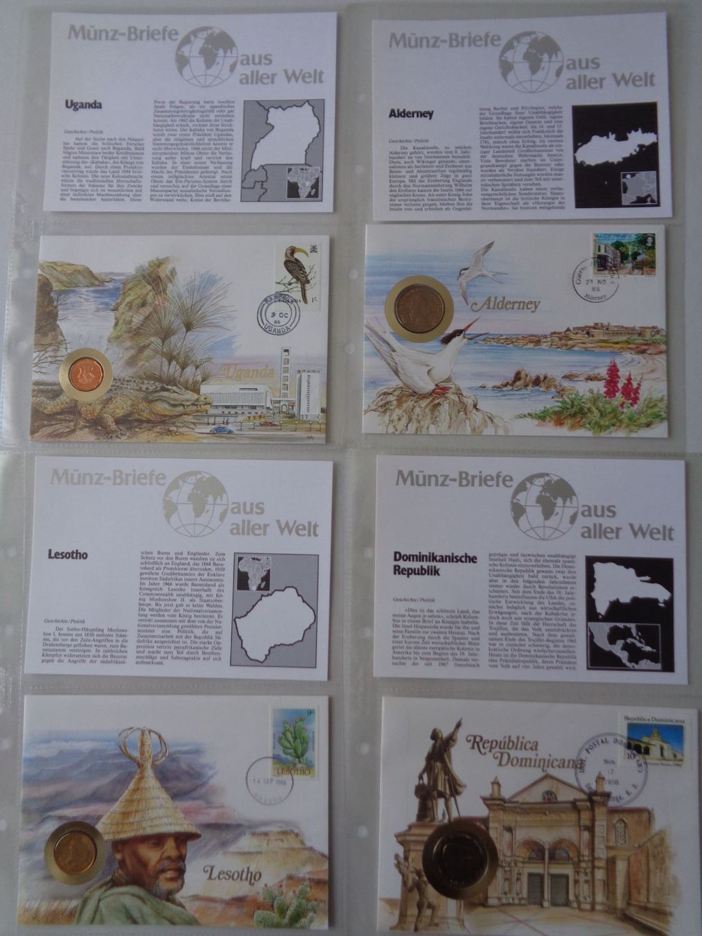 Alben: 30 Münzbriefe im Album – Gebraucht aus Chur von omonia 5