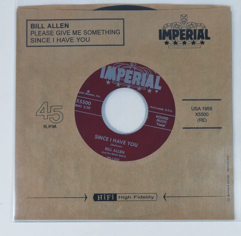 Dischi in vinile: Single: BILL ALLEN - Please Give Me Something – Usato da Frenkendorf venduto da Yard-Sale-2000
