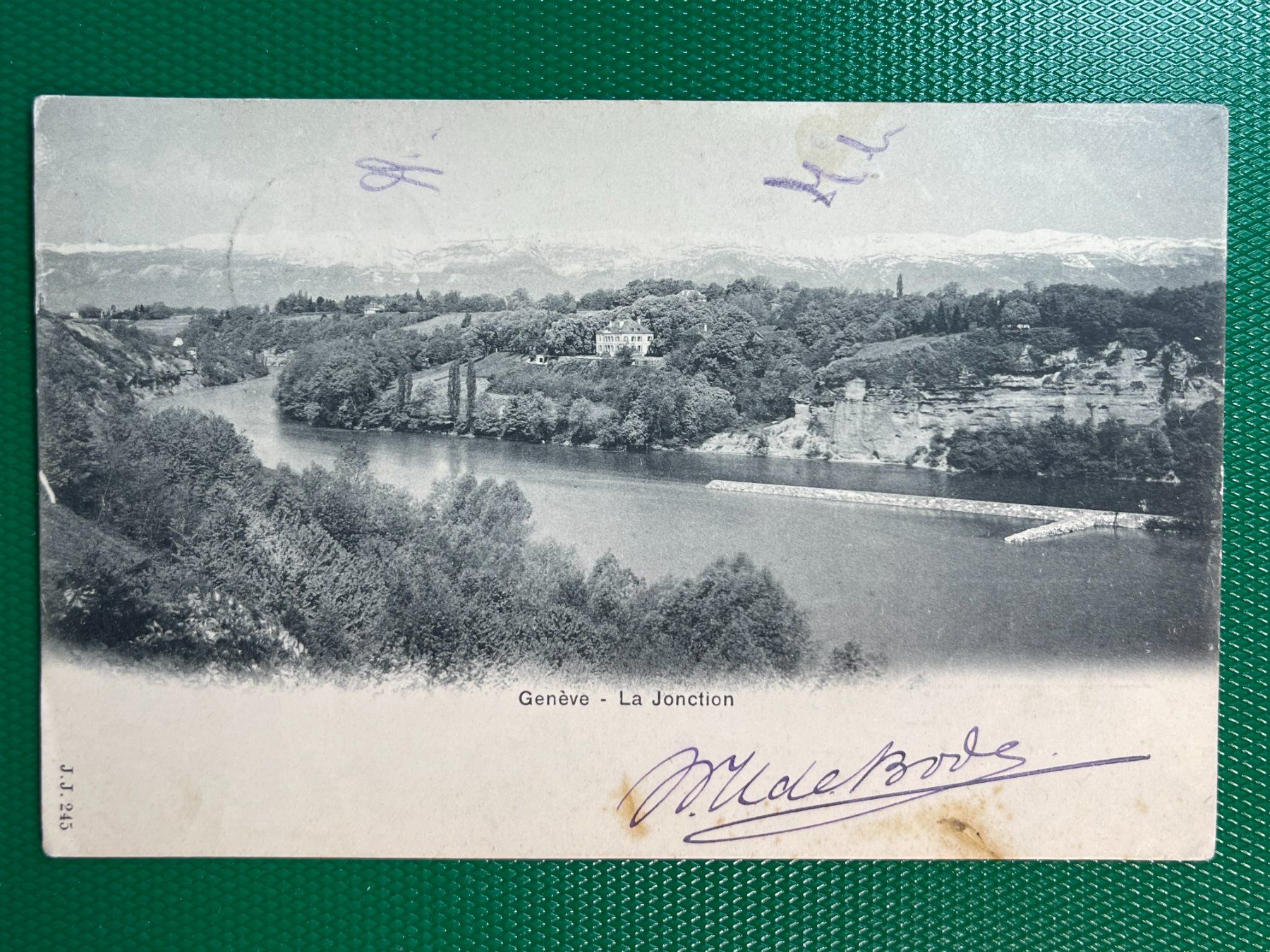 Cartes postales: Genève - la Jonction – D'occasion à Steg VS par _vinci_
