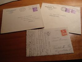 3 Briefe 1935, Werbe-o Congres suisse de Tourisme DFI