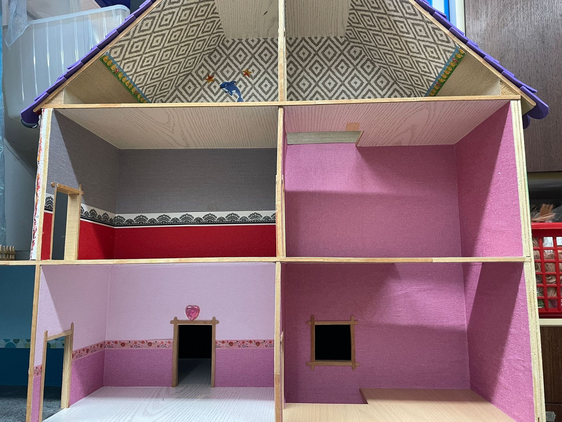 Puppenhäuser & -möbel: Puppenhaus Holz  – Gebraucht aus Seon von th.gr 1
