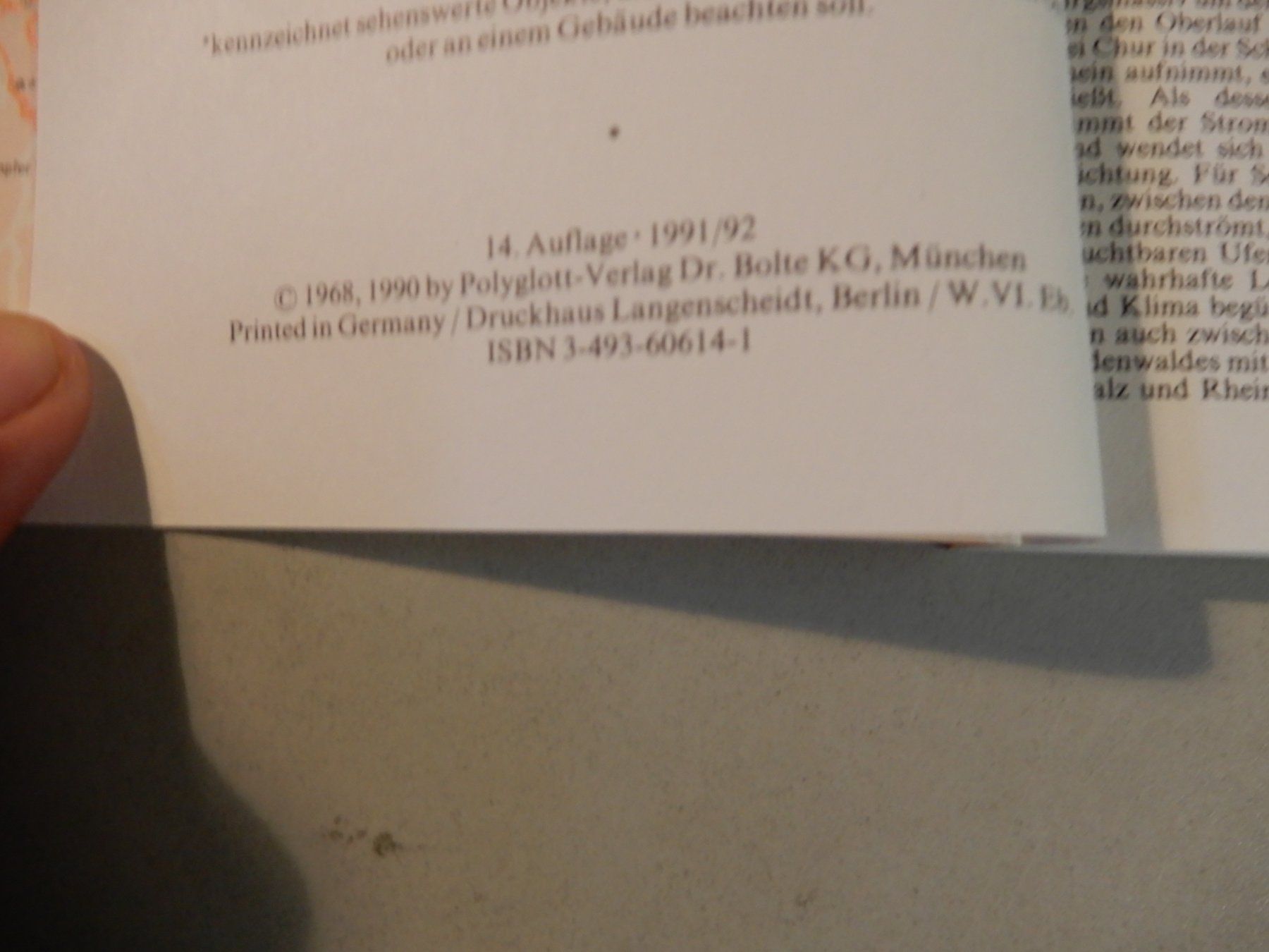 Libri: Polyglott Reiseführer "Der Rhein von Mainz bis Köln" – Usato da Erstfeld venduto da Mario_boe0 3