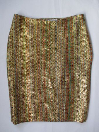 Ella Singh - glamouröser Vtg Rock Gold-metallic Multicolor