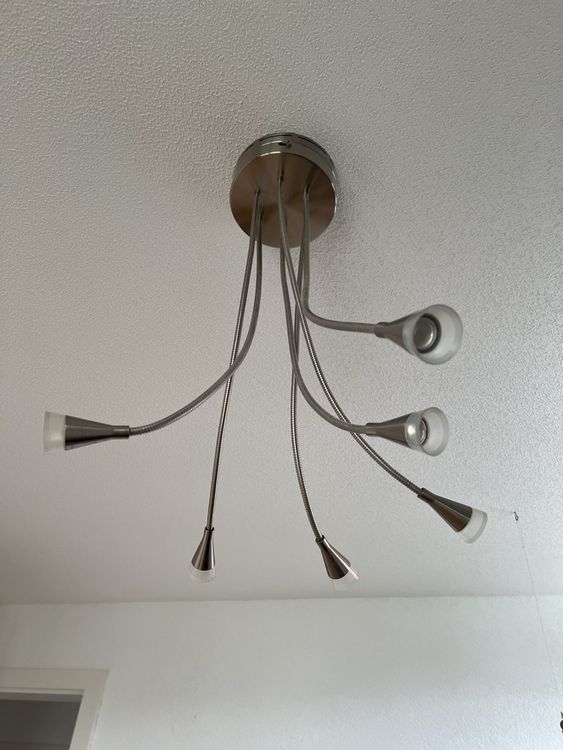 Ikea Lampadari & plafoniere: Deckenlampe Chrom Edelstahl IKEA 6-flammig – Usato da Münsingen venduto da est_s6vf