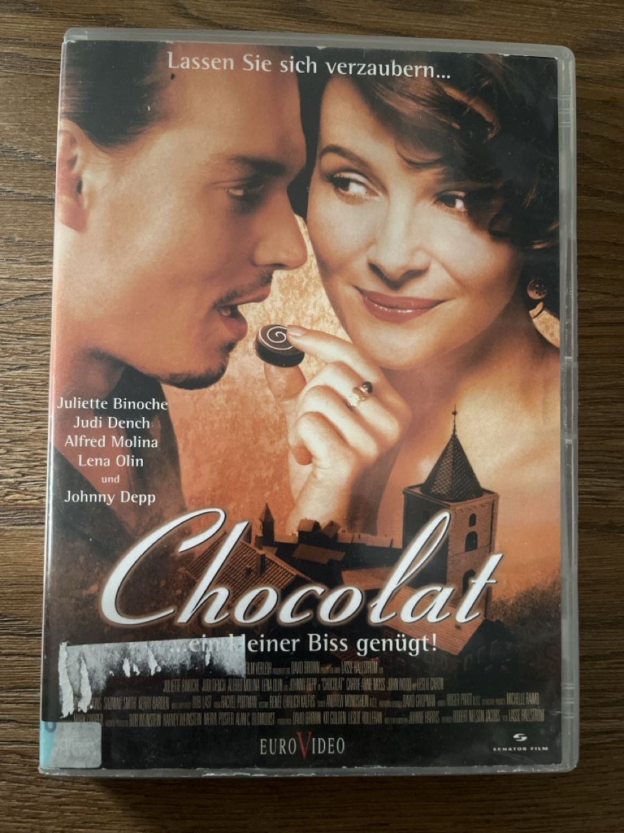 Tutti i DVDs: DVD Chocolat - Ein Hauch von Suesse mit Johnny Depp – Usato da Glarus venduto da Greenday